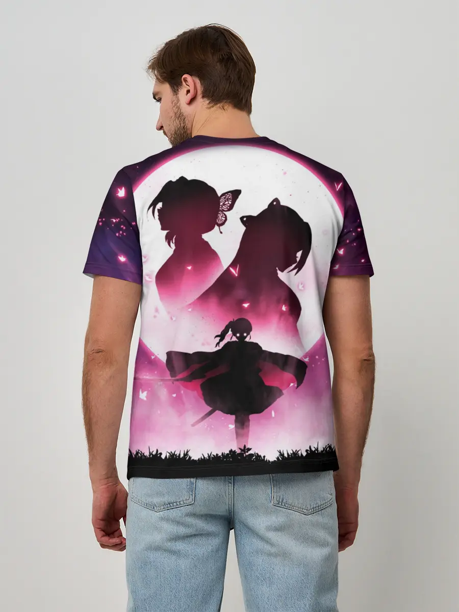 Мужская базовая футболка / Столп Бабочки