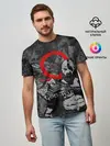 Мужская базовая футболка / GOD OF WAR : KRATOS
