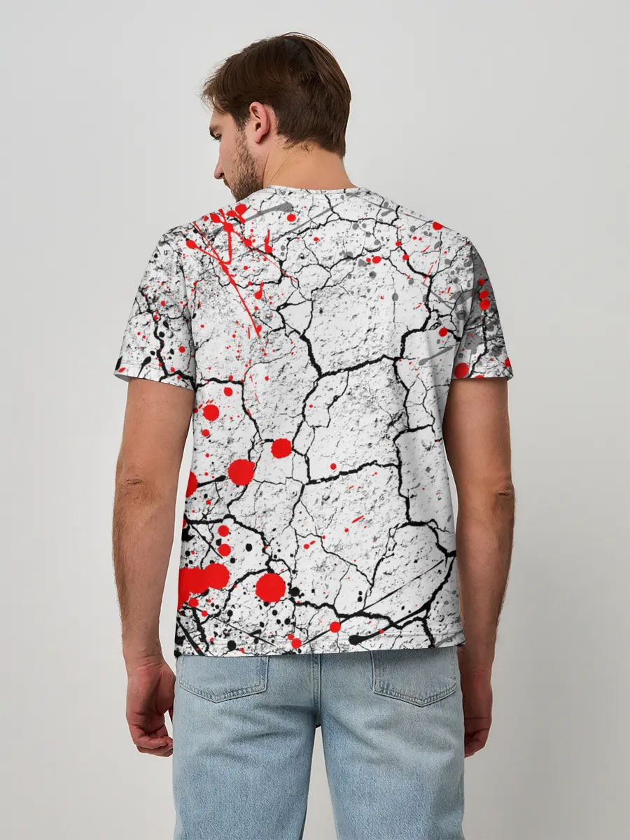 Мужская базовая футболка / КРОВАВЫЙ ГРАНЖ | BLOODY GRUNGE