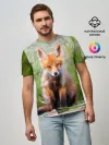 Мужская базовая футболка / Лисичка