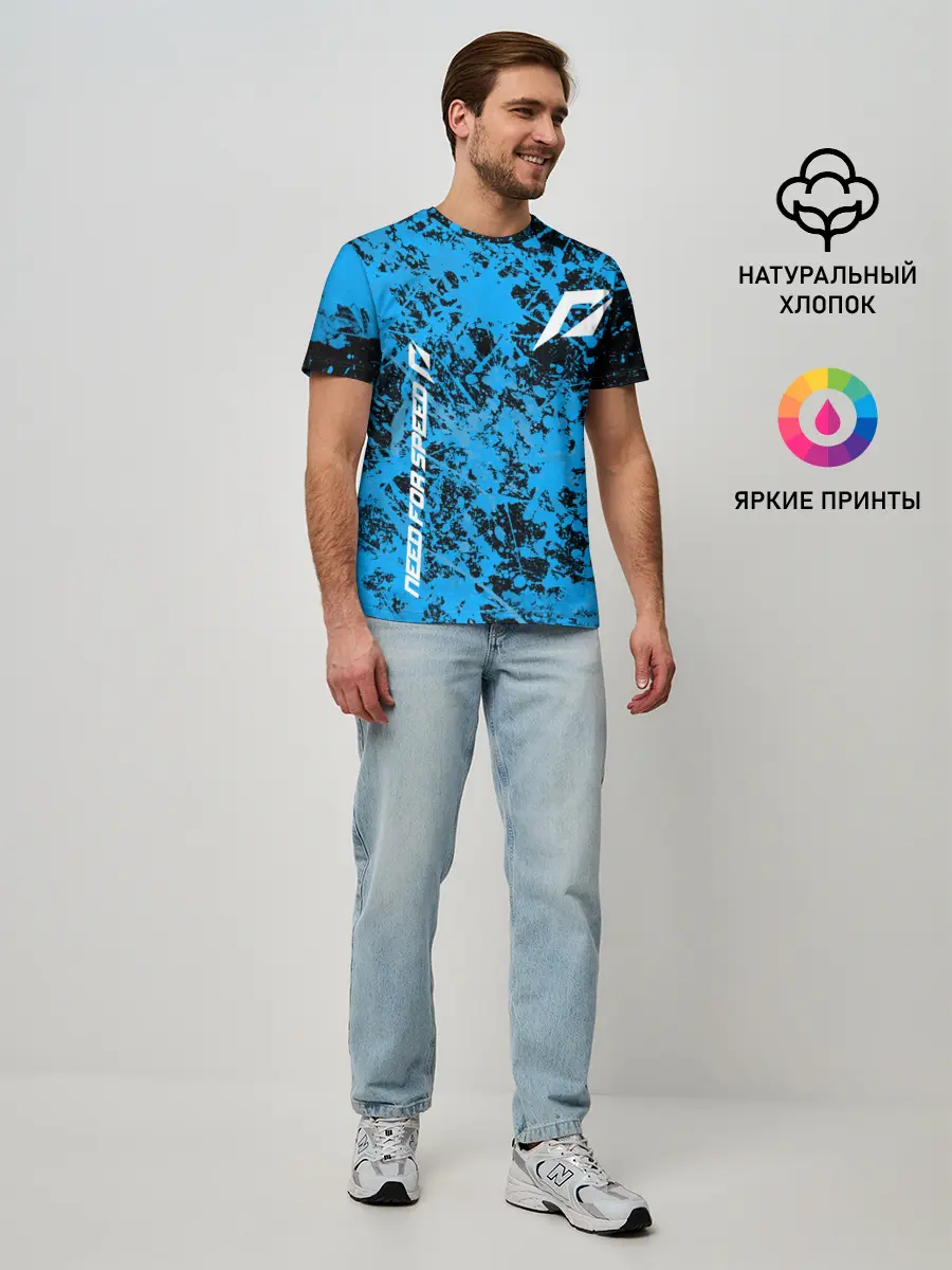 Мужская базовая футболка / Need for speed Shift