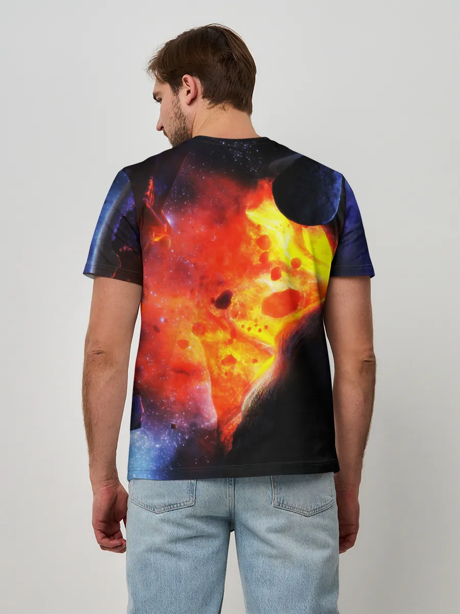 Мужская базовая футболка / NEBULA