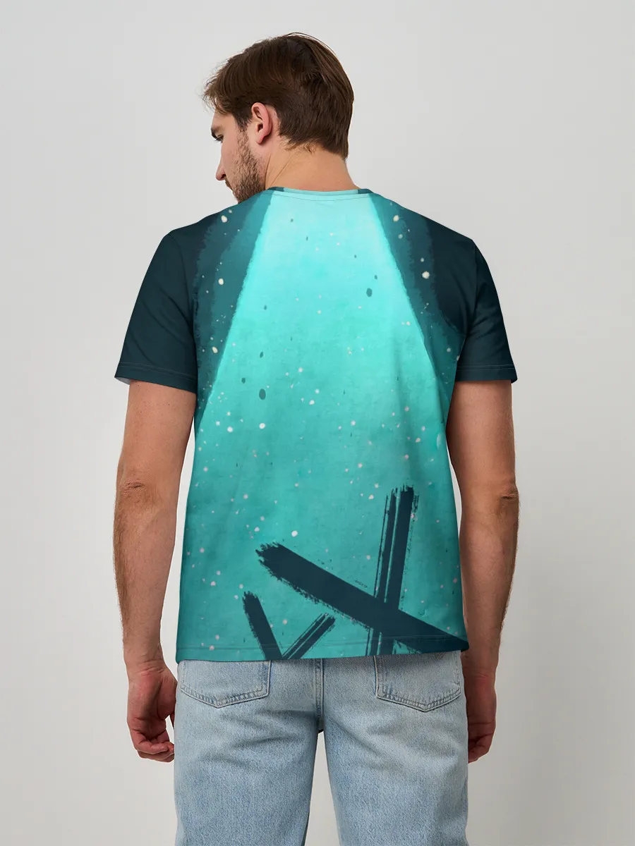 Мужская базовая футболка / Fox Mulder and Dana Scully