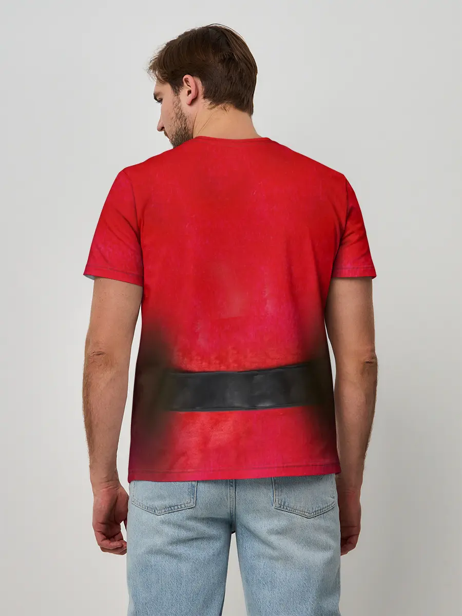 Мужская базовая футболка / Дед мороз