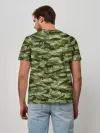 Мужская базовая футболка / Камуфляж с крокодилами