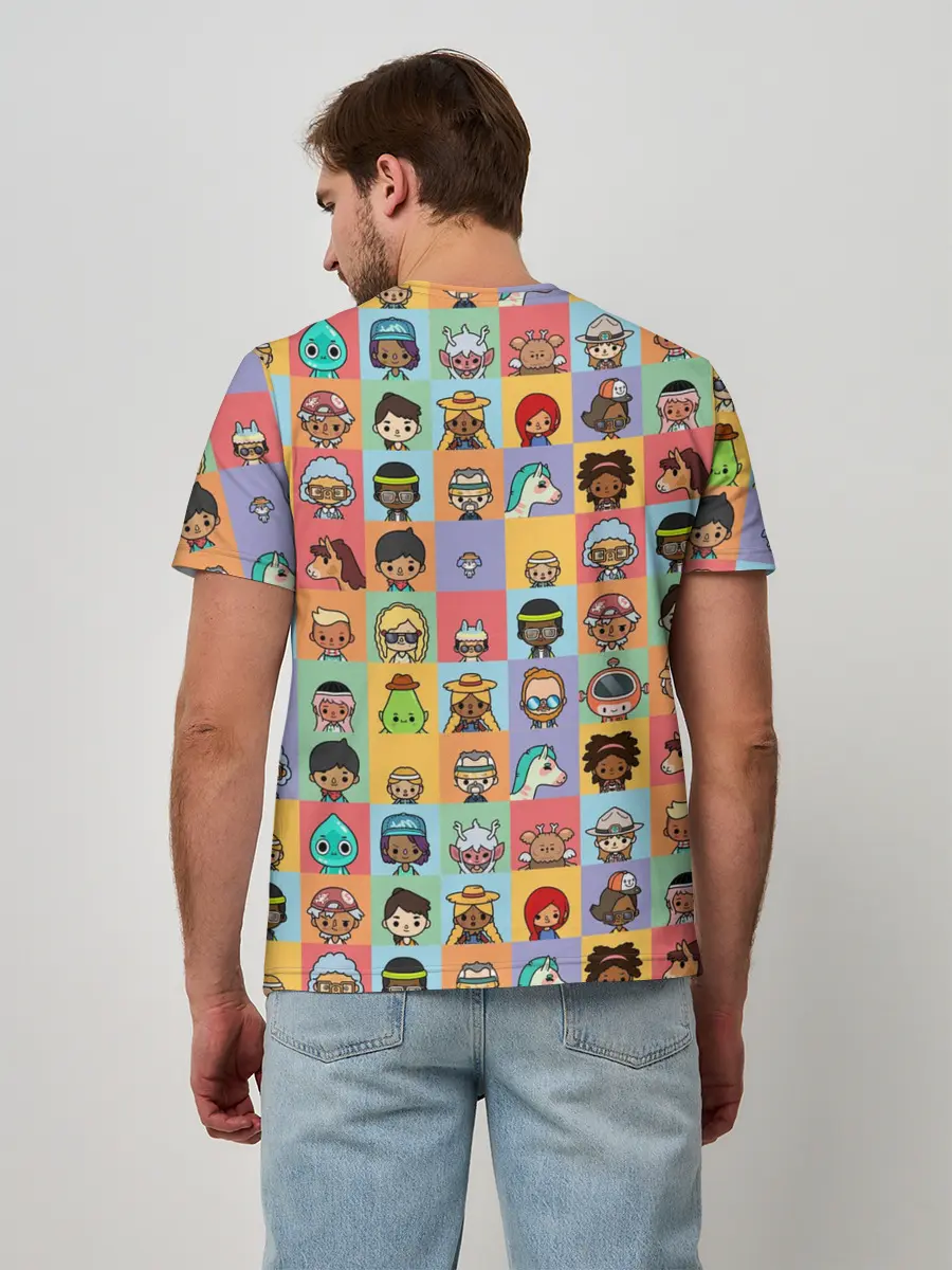 Мужская базовая футболка / Toca Life Worl