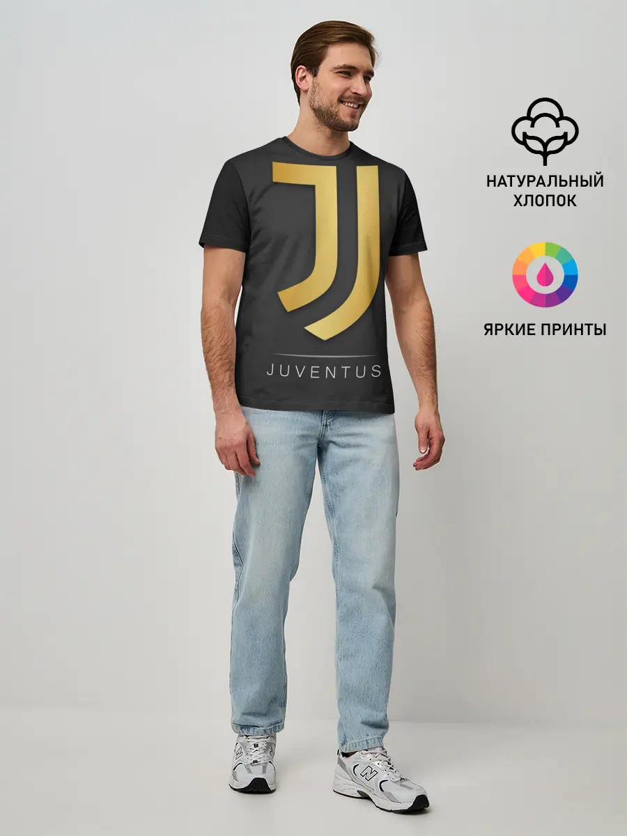 Мужская базовая футболка / Juventus Gold Edition
