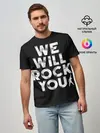 Мужская базовая футболка / We Will Rock You