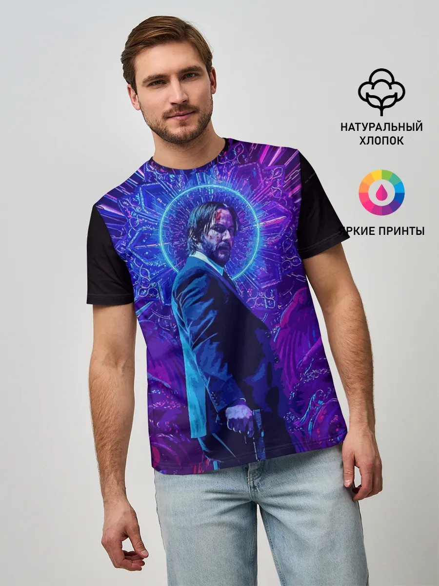 Мужская базовая футболка / John Wick