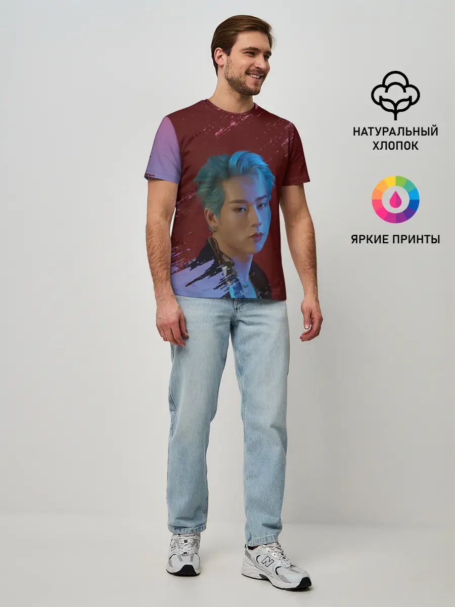 Мужская базовая футболка / MONSTA X | MX