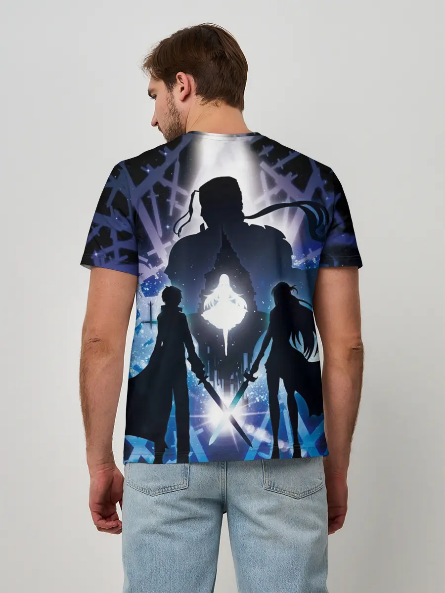 Мужская базовая футболка / Sword Art Online Кирито Асуна