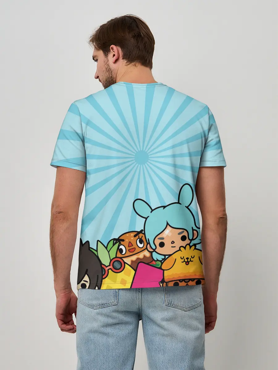 Мужская базовая футболка / Toca boca life