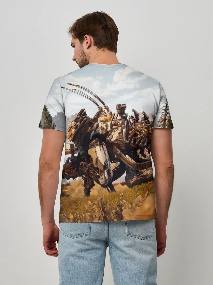 Мужская базовая футболка / Horizon Zero Dawn