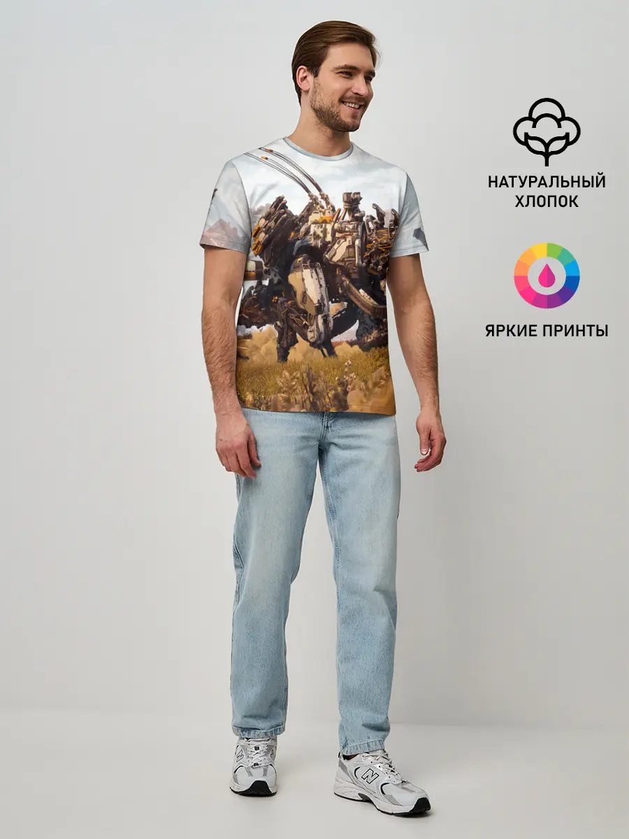 Мужская базовая футболка / Horizon Zero Dawn