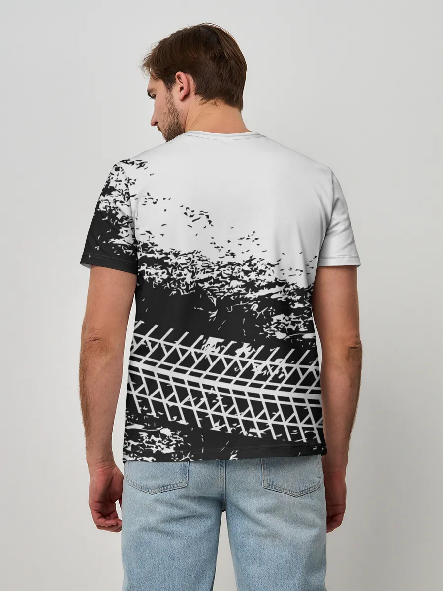 Мужская базовая футболка / СЛЕД БМВ | BMW