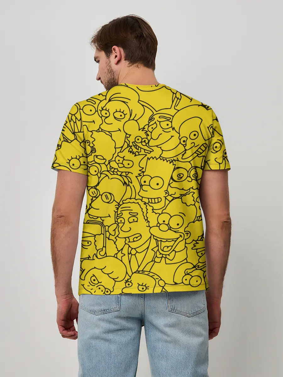Мужская базовая футболка / Симпсоны