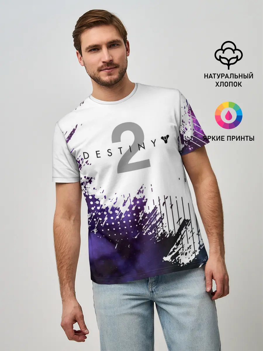 Мужская базовая футболка / DESTINY 2: BEYOND LIGHT.