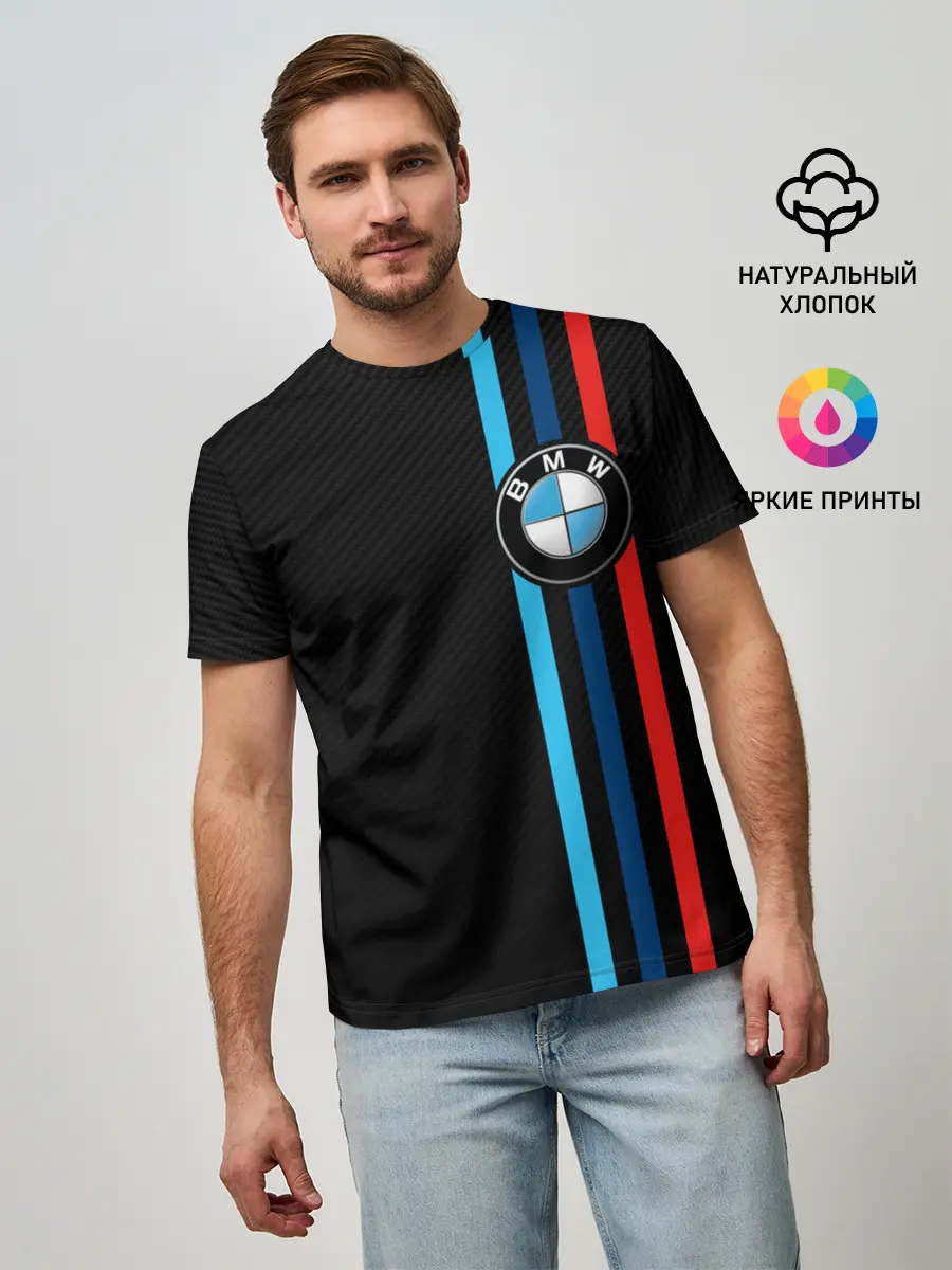 Мужская базовая футболка / BMW M SPORT CARBON