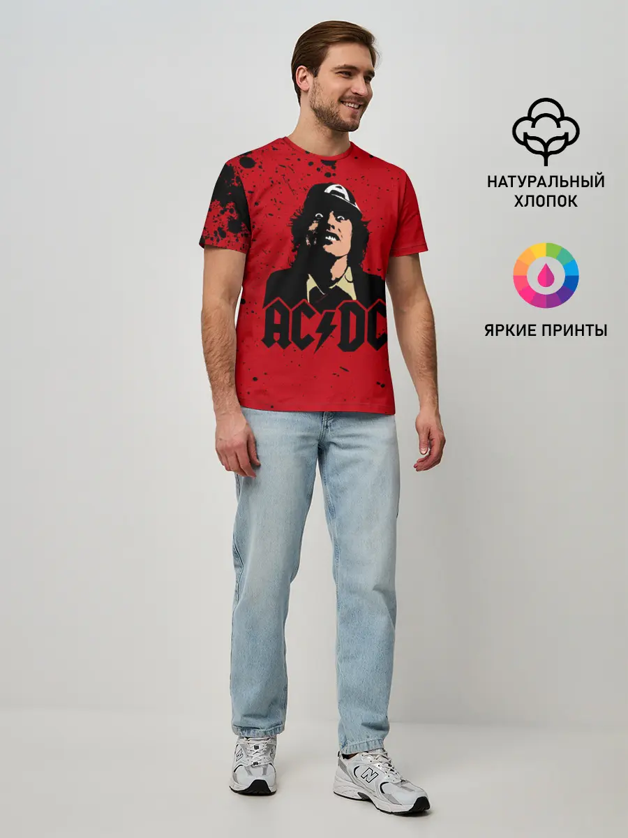 Мужская базовая футболка / AC/DC