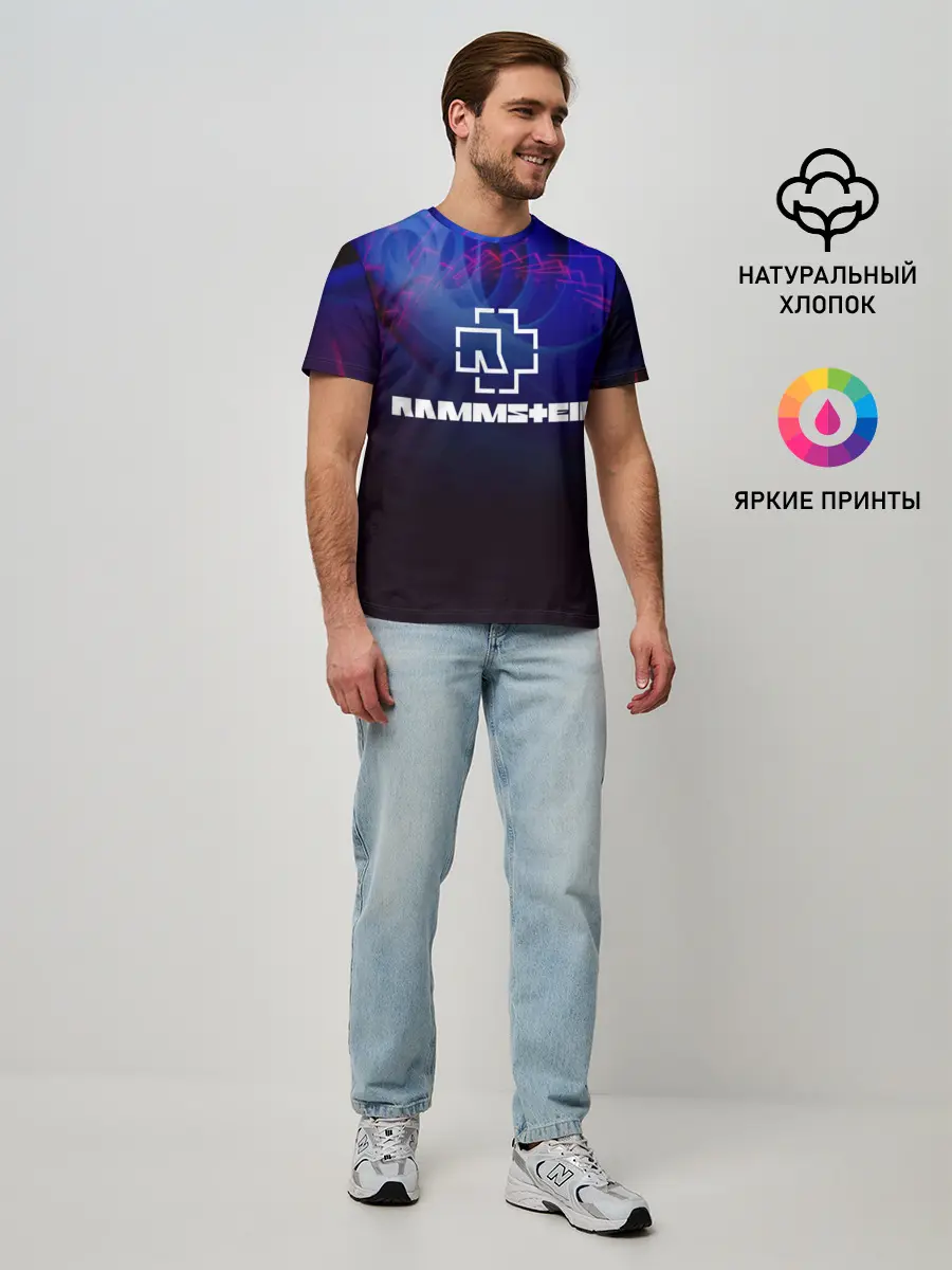 Мужская базовая футболка / Rammstein.