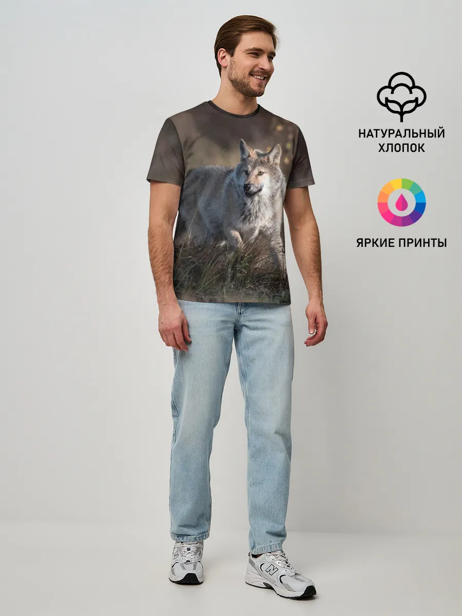Мужская базовая футболка / WOLF