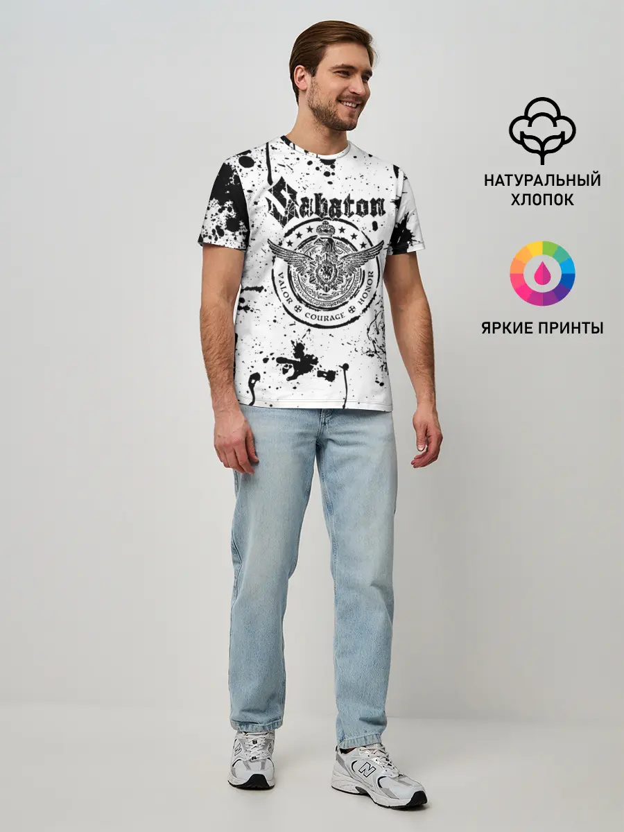 Мужская базовая футболка / Sabaton