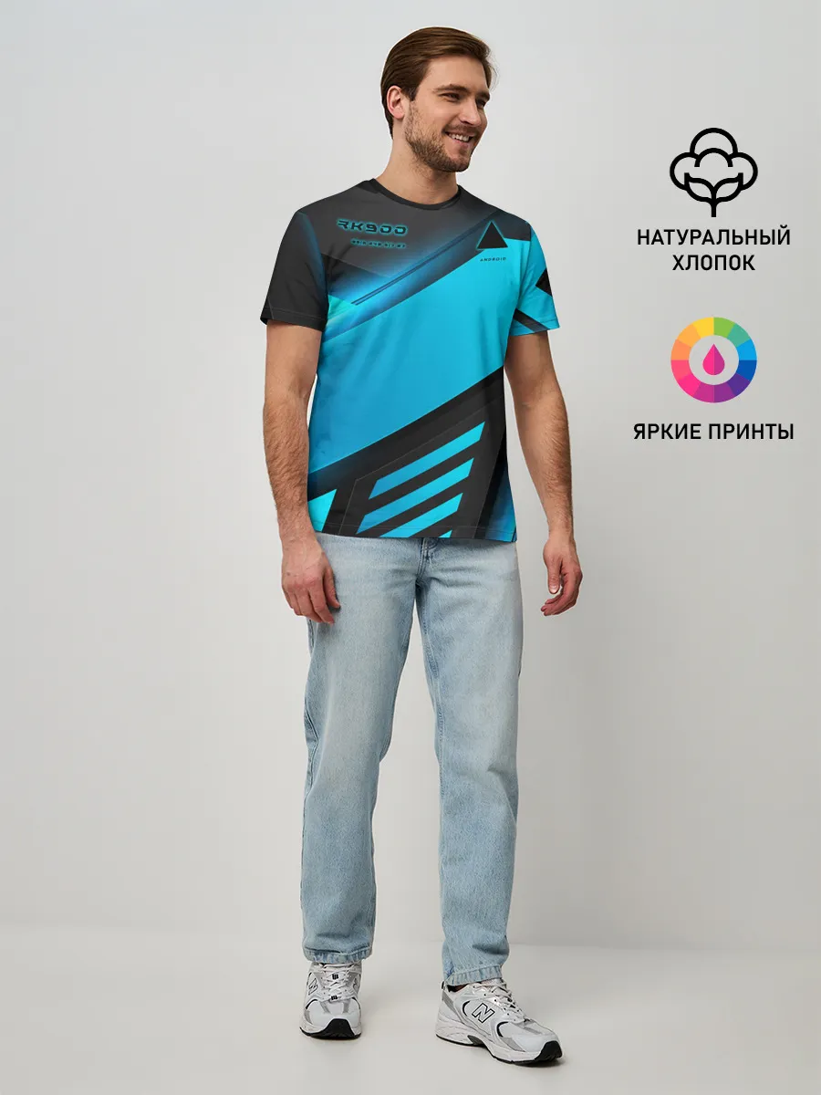 Мужская базовая футболка / Detroit RK900