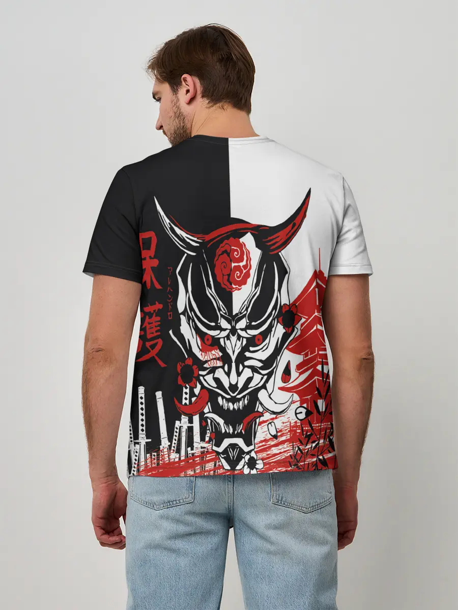 Мужская базовая футболка / Самурай Samurai