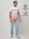 Мужская базовая футболка / Тойота - Racing