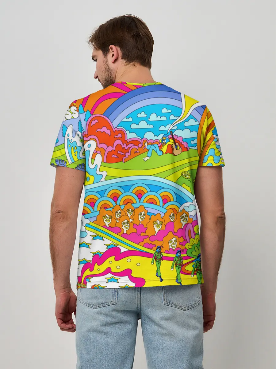 Мужская базовая футболка / ХИППИ