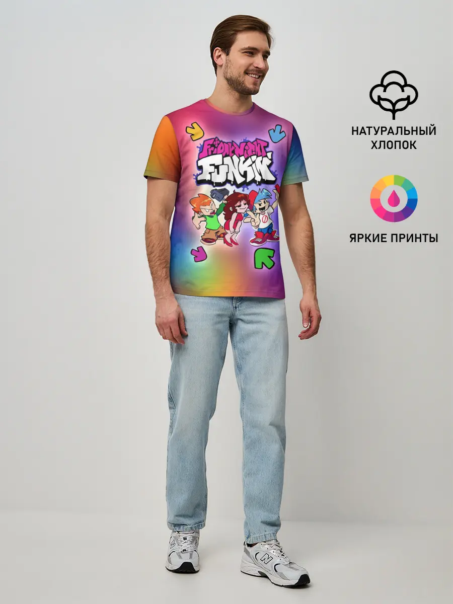 Мужская базовая футболка / Friday Night Funkin