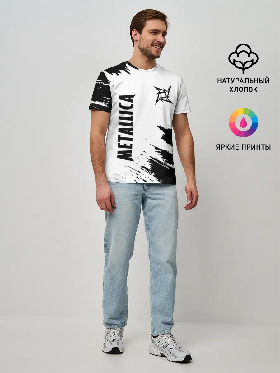 Мужская базовая футболка / METALLICA / МЕТАЛЛИКА