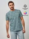 Мужская базовая футболка / Капли.