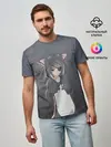 Мужская базовая футболка / Catgirl sadness