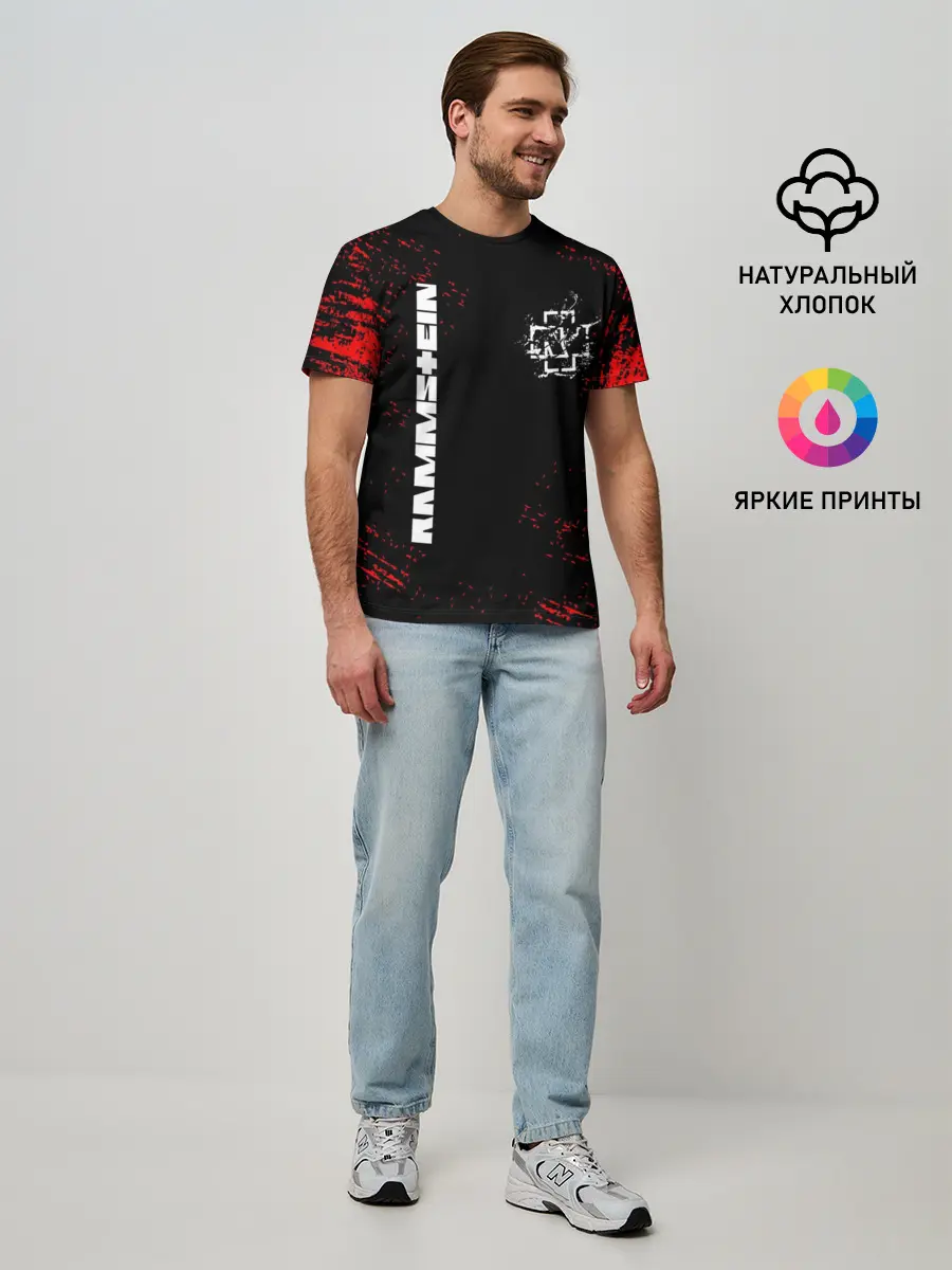 Мужская базовая футболка / RAMMSTEIN