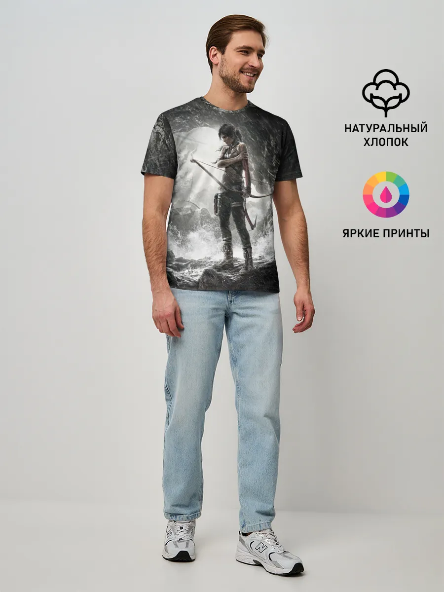 Мужская базовая футболка / Tomb Raider