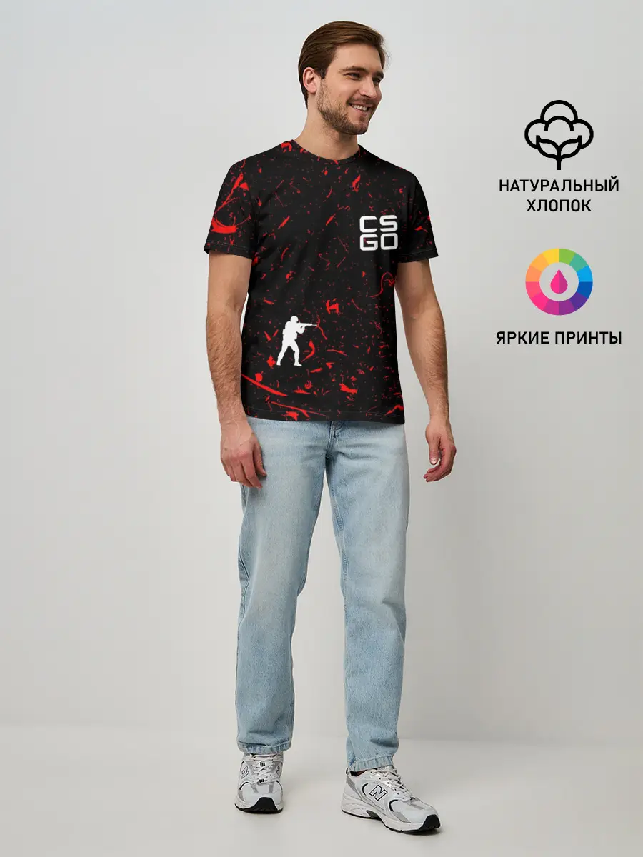 Мужская базовая футболка / COUNTER STRIKE
