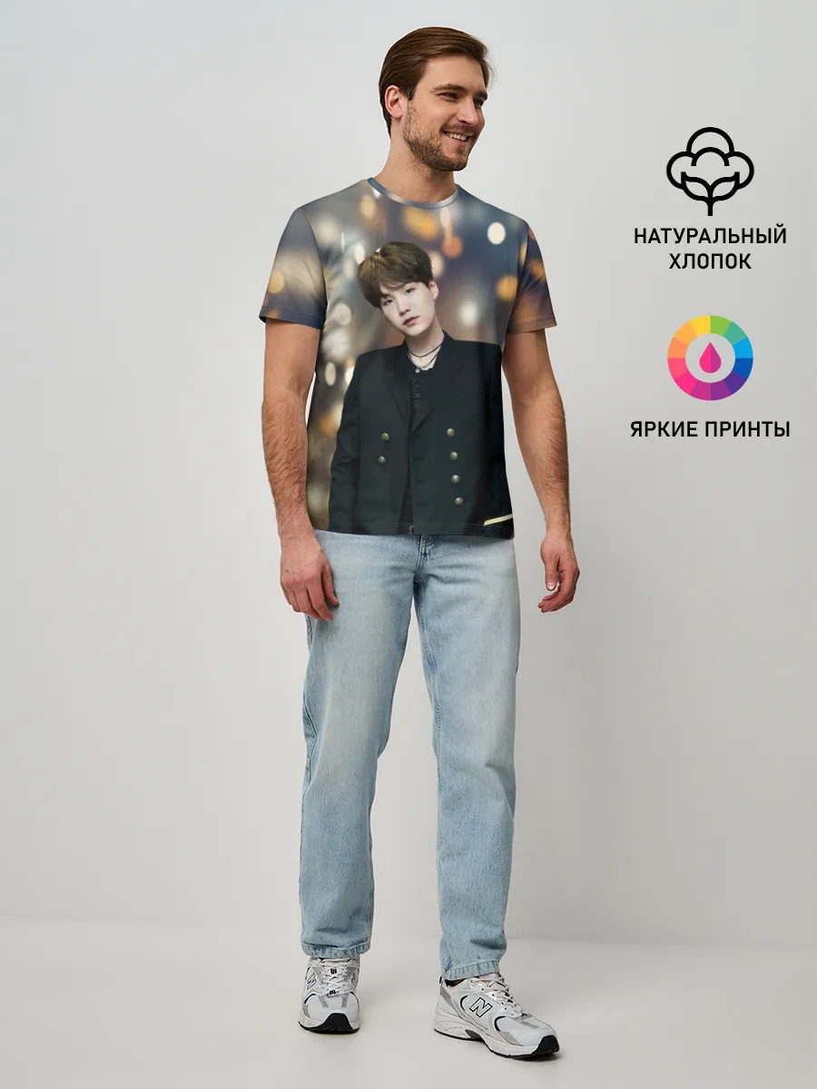 Мужская базовая футболка / MIN YOONGI