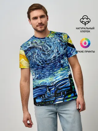 Мужская базовая футболка / ВАНГОГ