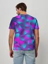 Мужская базовая футболка / Неоновые капли