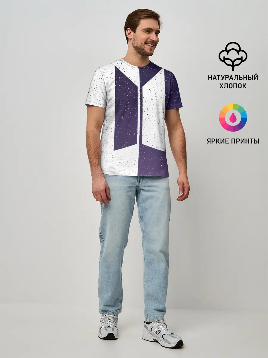 Мужская базовая футболка / BTS STARS