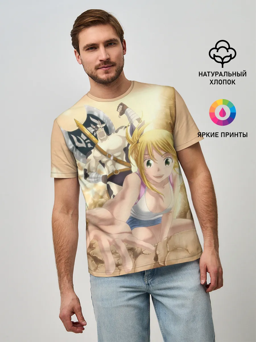 Мужская базовая футболка / Люси и Телец