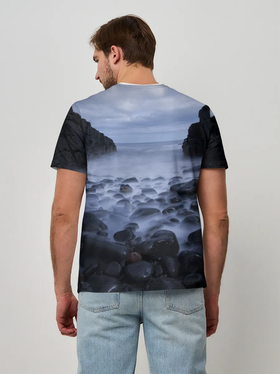 Мужская базовая футболка / Горные породы