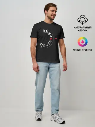 Мужская базовая футболка / manual