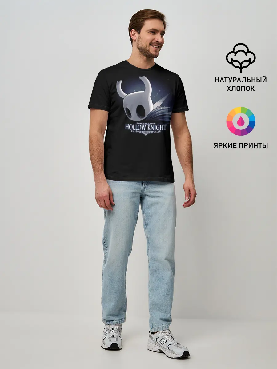 Мужская базовая футболка / Hollow Knight