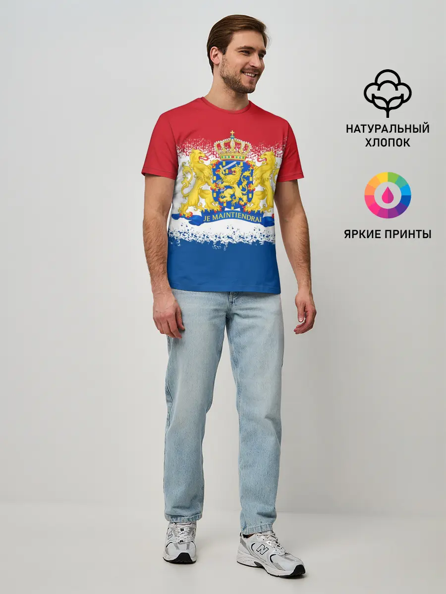 Мужская базовая футболка / Нидерланды