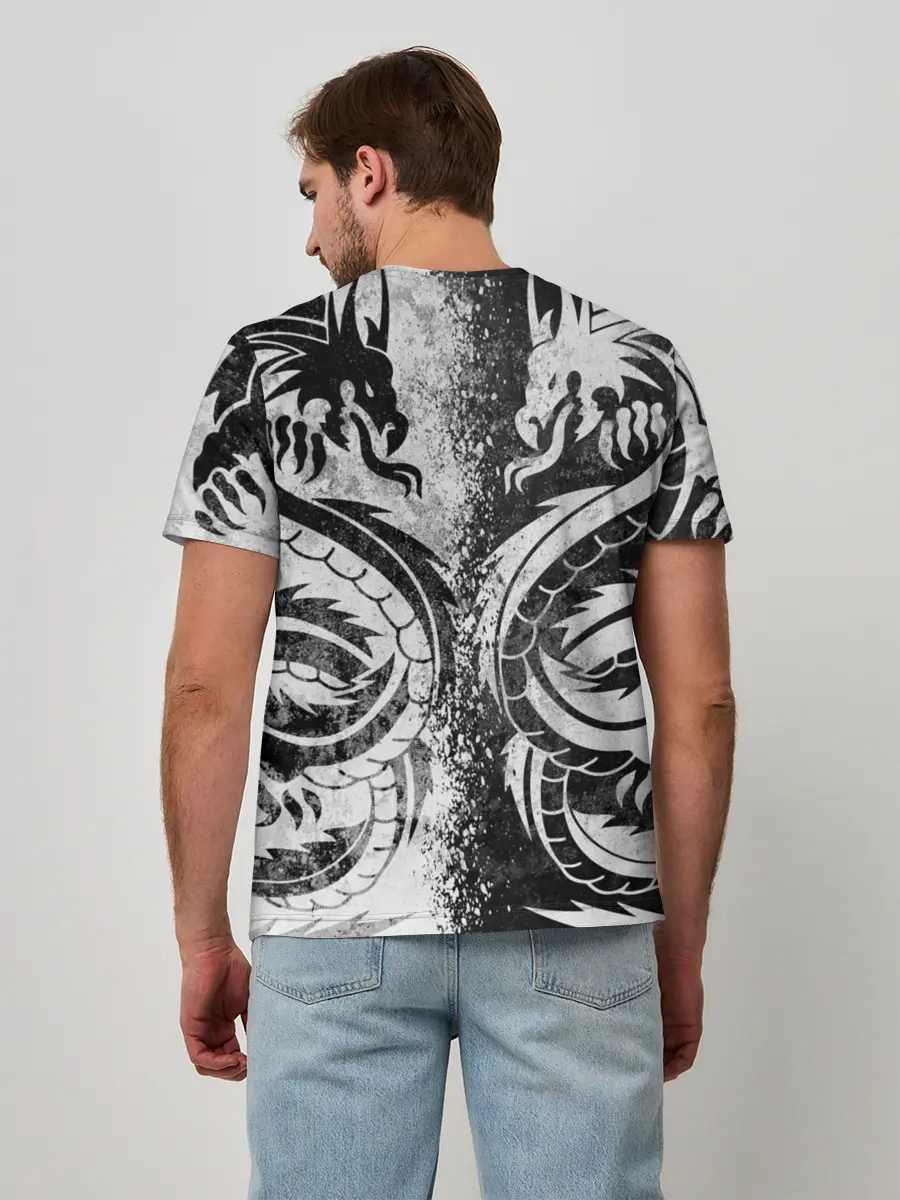 Мужская базовая футболка / ДРАКОНЫ | DRAGONS