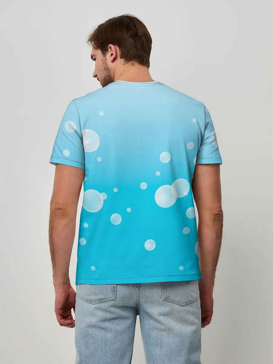 Мужская базовая футболка / Бумажный кораблик