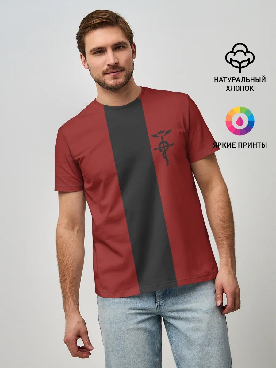 Мужская базовая футболка / FMA ANIME