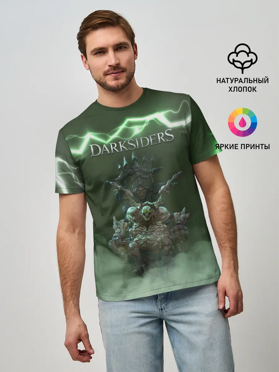 Мужская базовая футболка / Darksiders | Гнев Войны